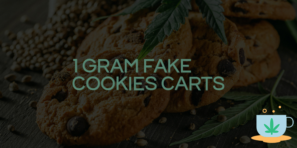 1 gram fake cookies carts