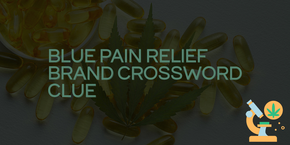 blue pain relief brand crossword clue