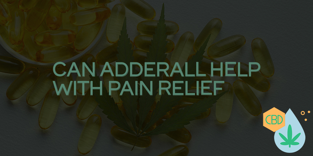 can adderall help with pain relief