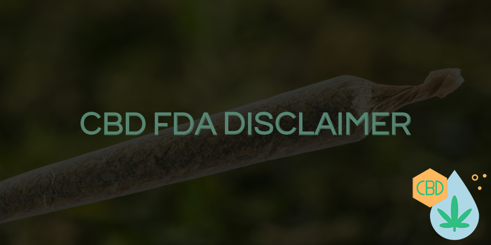 cbd fda disclaimer